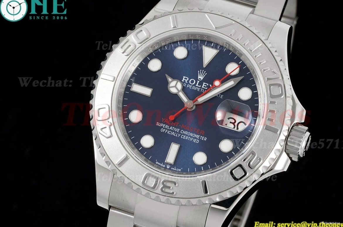 126622 40mm Blue Dot SS Yacht-Master A2836 SS GSF 0218